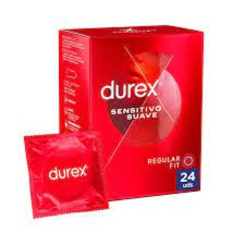 PRESERVATIVOS DUREX SENSITIVO SUAVE 24 UNIDADES PARAFARMACIA